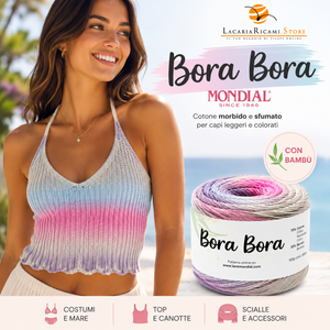 Cotone BORA BORA - MONDIAL - Colore: - by LacariaRicami.Store
