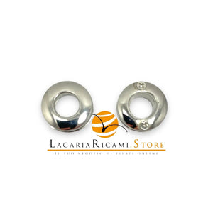 Occhiello con viti - Colore: 21mm ARGENTO - by LacariaRicami.Store