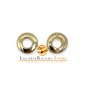 Occhiello con viti - Colore: 21mm - ORO - by LacariaRicami.Store