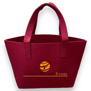 BORSA In Feltro 26x22x15 cm - Mas Srl - Colore: BF1.44 - BORDEAUX - by LacariaRicami.Store