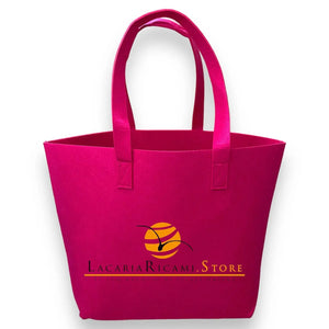 BORSA In Feltro 30x30x20 cm | Essenziale - - LacariaRicami.Store