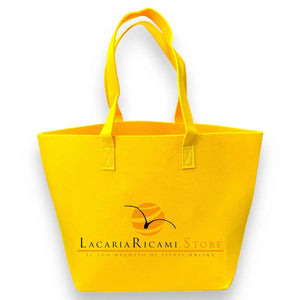 BORSA In Feltro 30x30x20 cm | Essenziale - - LacariaRicami.Store