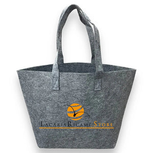 BORSA In Feltro 30x30x20 cm | Essenziale - - LacariaRicami.Store
