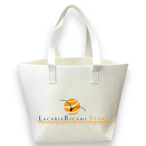 BORSA In Feltro 30x30x20 cm | Essenziale - - LacariaRicami.Store