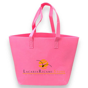 BORSA In Feltro 30x30x20 cm | Essenziale - - LacariaRicami.Store