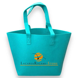 BORSA In Feltro 30x30x20 cm | Essenziale - - LacariaRicami.Store