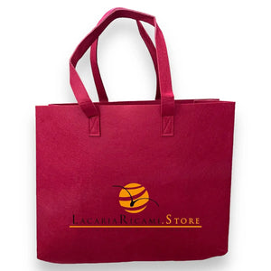 BORSA In Feltro 33x42x19 cm | Formidabile - - LacariaRicami.Store