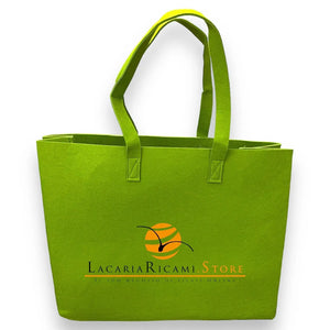 BORSA In Feltro 33x42x19 cm | Formidabile - - LacariaRicami.Store