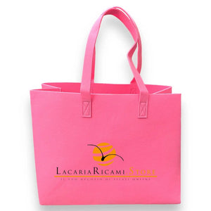 BORSA In Feltro 33x42x19 cm | Formidabile - - LacariaRicami.Store