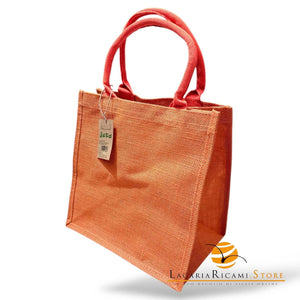 BORSA Juta Colorata - MAS Srl - - LacariaRicami.Store