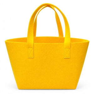 BORSA In Feltro 26x22x15 cm - Mas Srl - Colore: BF1.28 - GIALLO - by LacariaRicami.Store