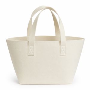 BORSA In Feltro 26x22x15 cm - Mas Srl - Colore: BF1.20 - PANNA - by LacariaRicami.Store