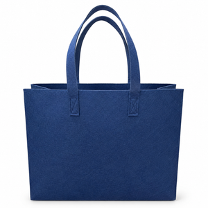 BORSA In Feltro 33x42x19 cm - Mas Srl - Colore: BF3.39 - BLU - by LacariaRicami.Store