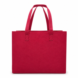 BORSA In Feltro 33x42x19 cm - Mas Srl - Colore: BF3.44 - BORDEAUX - by LacariaRicami.Store
