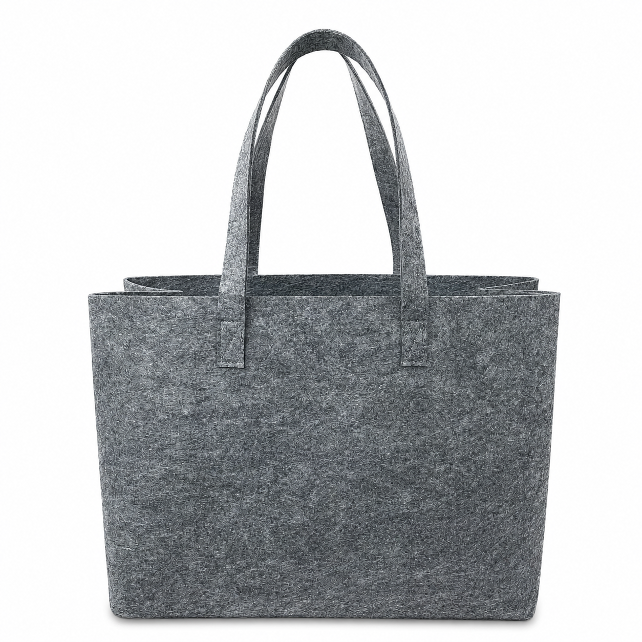 BORSA In Feltro 33x42x19 cm - Mas Srl - Colore: BF3.23 - GRIGIO - by LacariaRicami.Store