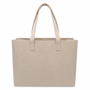 BORSA In Feltro 33x42x19 cm - Mas Srl - Colore: BF3.32 - TORTORA - by LacariaRicami.Store