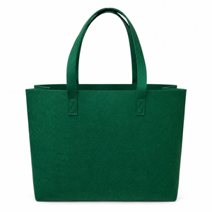 BORSA In Feltro 33x42x19 cm - Mas Srl - Colore: BF3.48 - VERDE - by LacariaRicami.Store