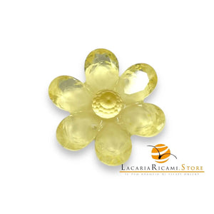 BOTTONE Fiore 5222X - SandraB - Colore: 5222X-36 - 1.GIALLINO - by LacariaRicami.Store