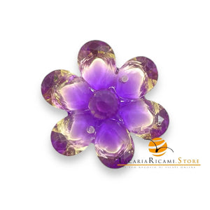 BOTTONE Fiore 5222X - SandraB - Colore: 5222X-36 - 8.VIOLA - by LacariaRicami.Store