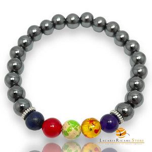 BRACCIALETTO In Pietra Naturale E Perline - Colore: - by LacariaRicami.Store