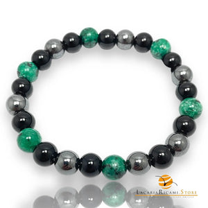 BRACCIALETTO In Pietra Naturale E Perline - Colore: MOD: 11 - by LacariaRicami.Store