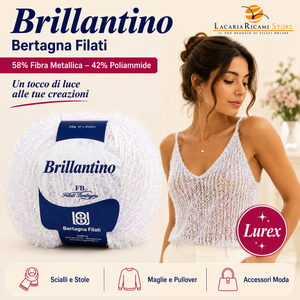 Cotone Lamè BRILLANTINO - Bertagna Filati - Colore: - by LacariaRicami.Store