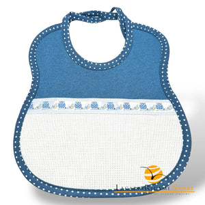 BAVAGLINO con Tela Aida RICAMABILE 20x22 - LacariaRicami.Store