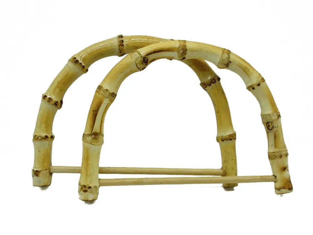 SET 2 MANICI IN BAMBOO 20x12 Cm - - LacariaRicami.Store