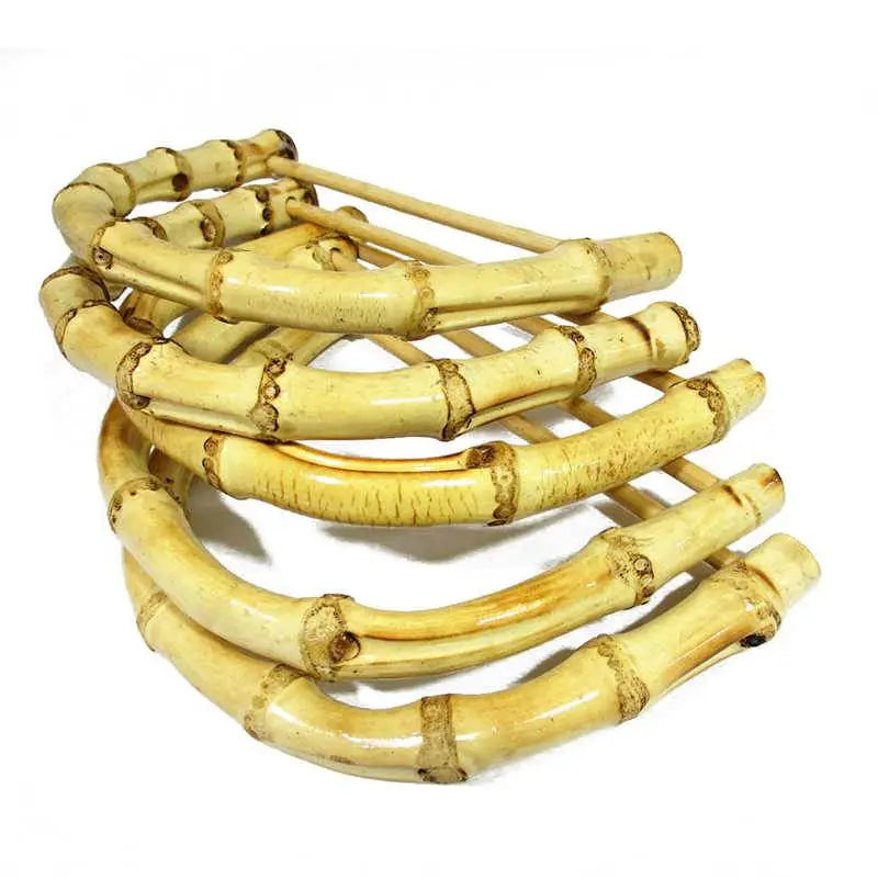 SET 2 MANICI IN BAMBOO 20x12 Cm - - LacariaRicami.Store