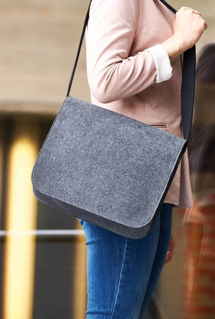 Borsa Feltro Shoulder Bag ModernClassic ANTRACITE | Indispensabile - LacariaRicami.Store