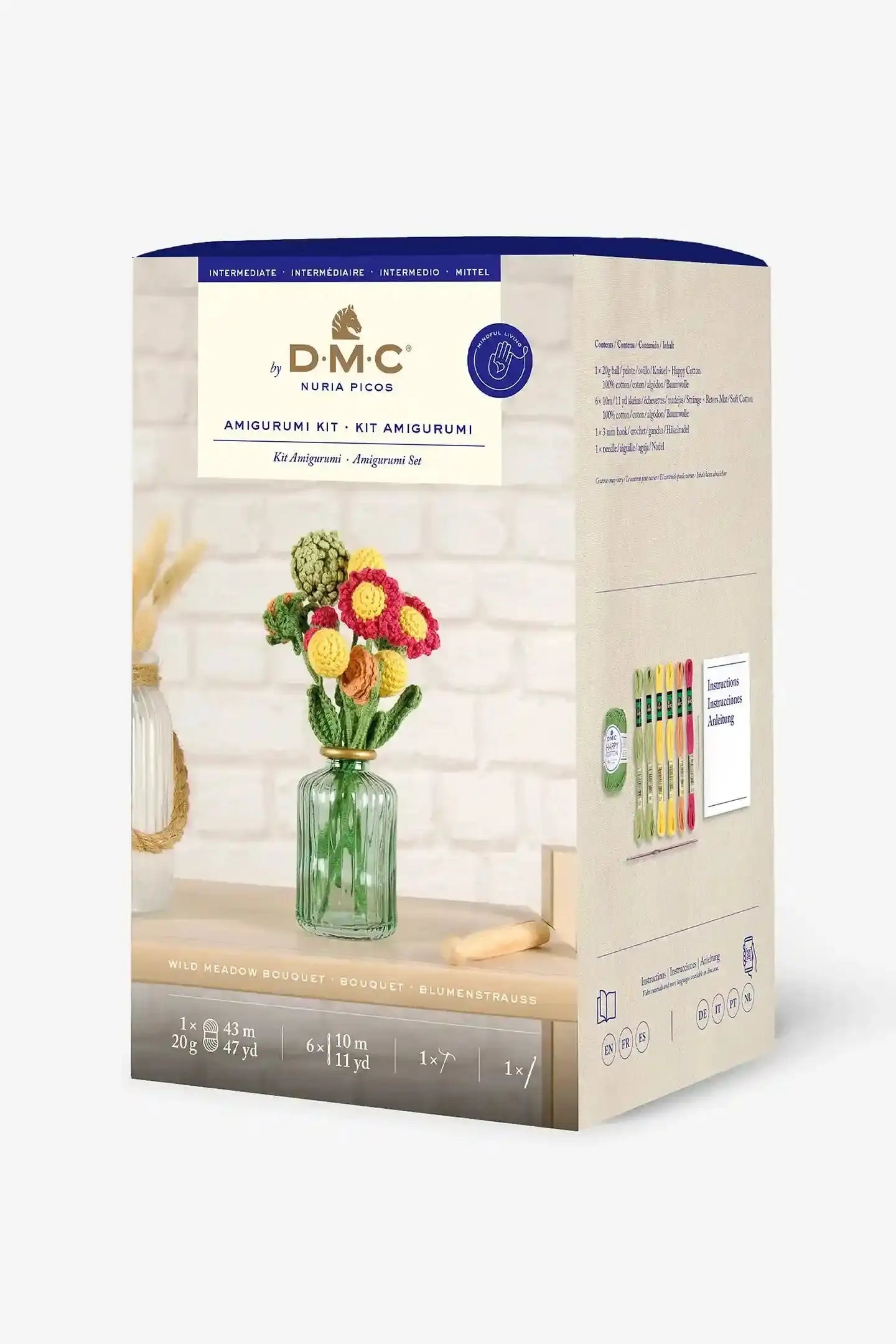 Kit Amigurumi intermedio Bouquet di Nuria Picos - DMC - Colore: - by LacariaRicami.Store