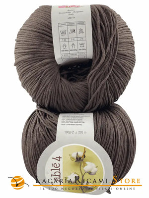 Cotone Cablé 4 - Silke - 115 - MORO - LacariaRicami.Store