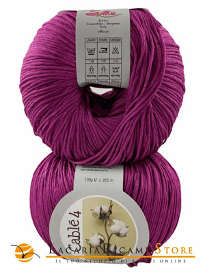 Cotone Cablé 4 - Silke - 13 - OLEANDRO - LacariaRicami.Store