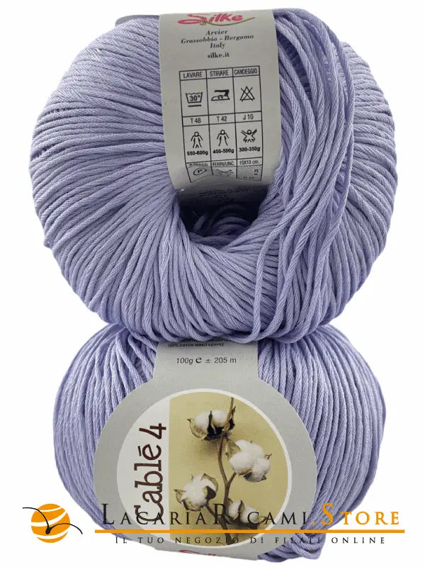 Cotone Cablé 4 - Silke - 339 - LILLA - LacariaRicami.Store