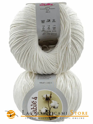 Cotone Cablé 4 - Silke - 911 - PANNA - LacariaRicami.Store