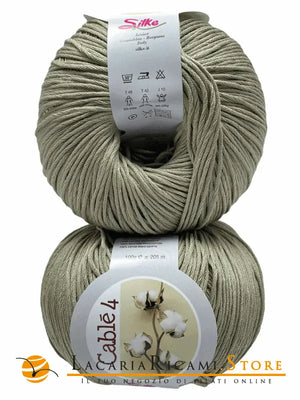 Cotone Cablé 4 - Silke - 9125 - TORTORA - LacariaRicami.Store