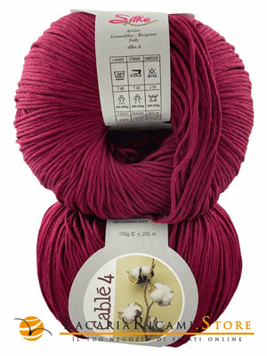 Cotone Cablé 4 - Silke - 950 - GRANATA - LacariaRicami.Store