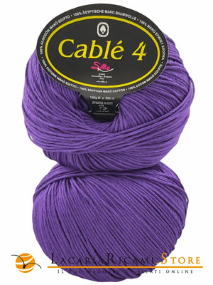 Cotone Cablé 4 - Silke - 960 - VIOLA - LacariaRicami.Store
