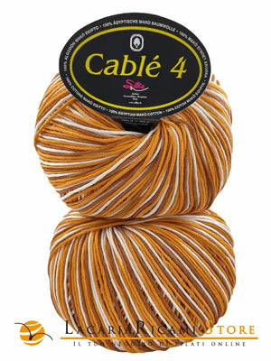 Cotone Cablé 4 Sfumato - Silke - 817 - MARRONCINO SFUMATO - LacariaRicami.Store