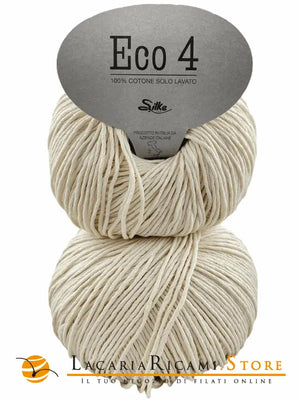 Cotone Cablé 4 - Silke - NAT - BIANCO COTONE - SOLO LAVATO - LacariaRicami.Store