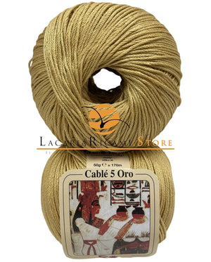 Cotone CABLE' 5 ORO - Silke - 15 - GIALLO ORO - LacariaRicami.Store