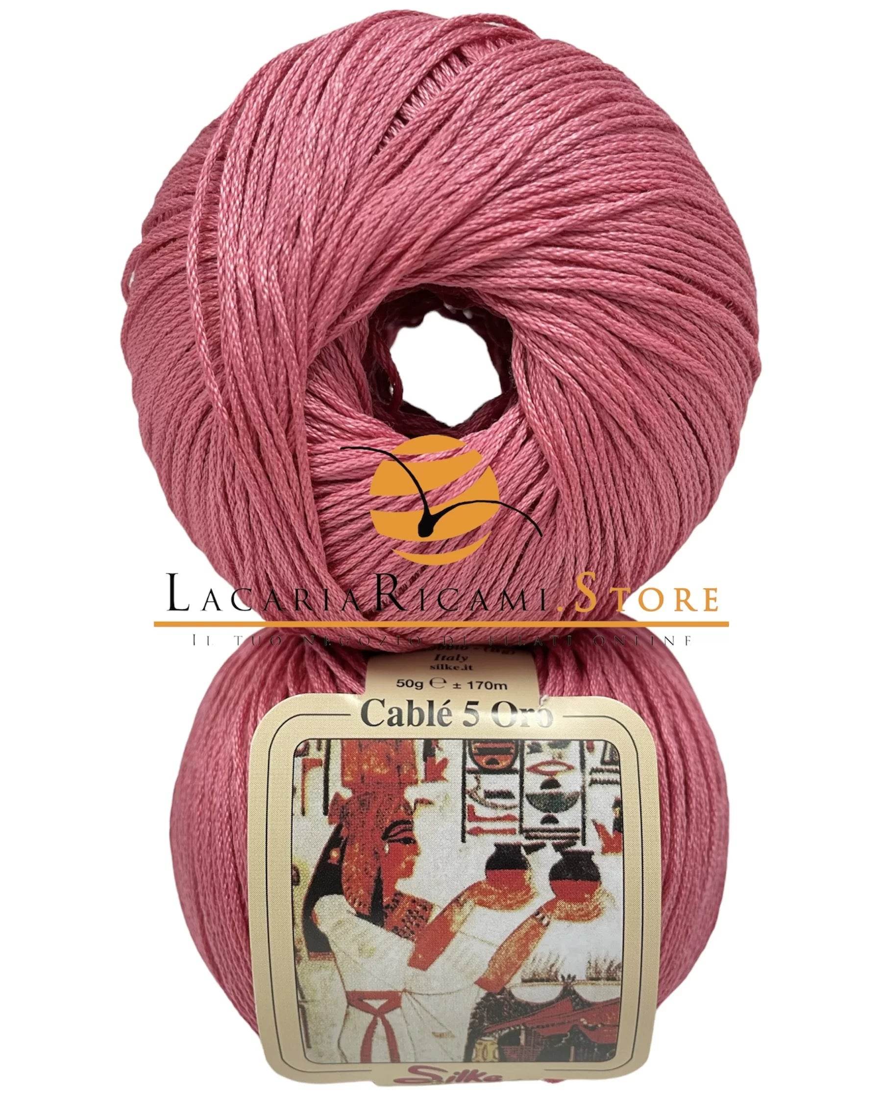 Cotone CABLE' 5 ORO - Silke - - LacariaRicami.Store