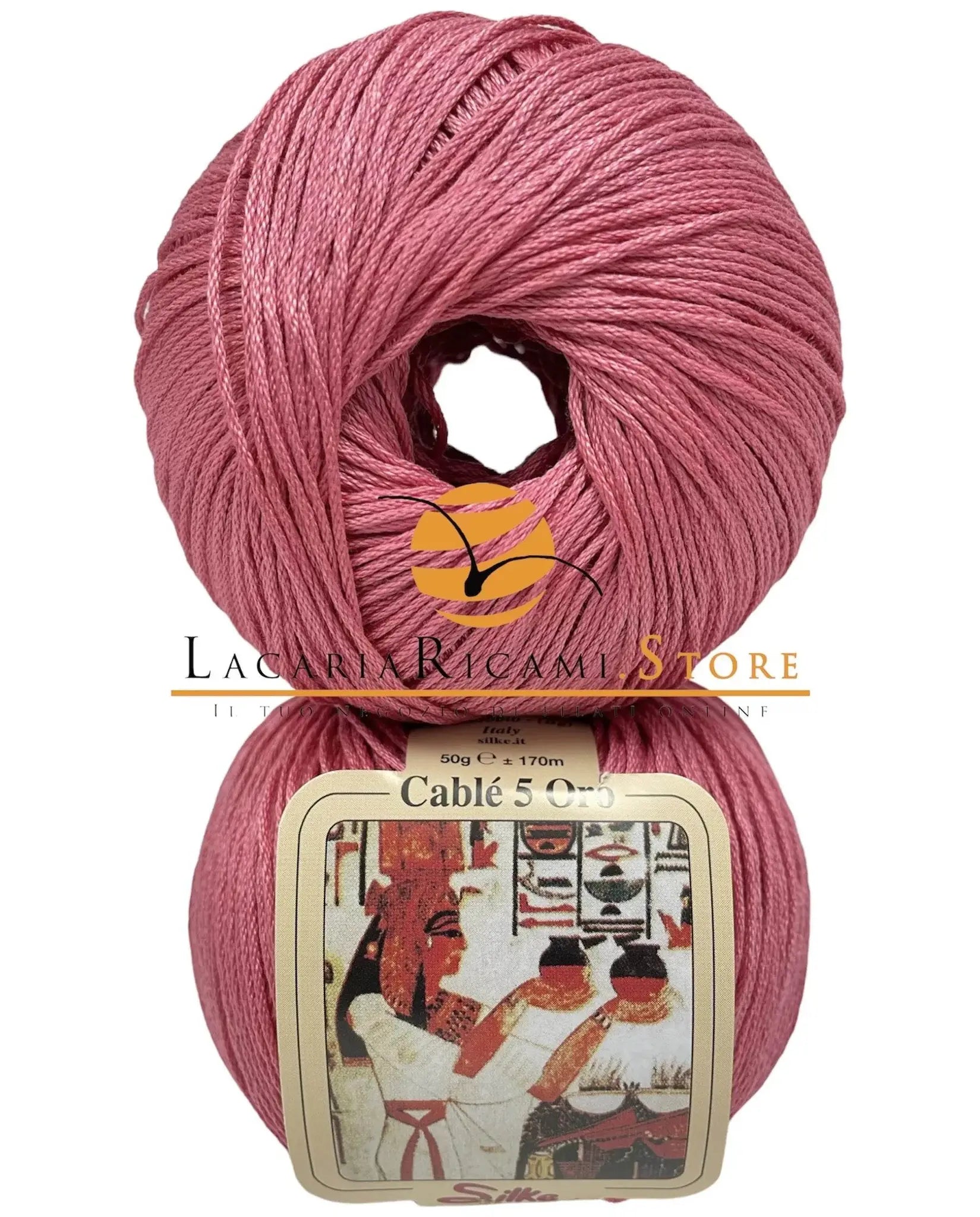 Cotone CABLE' 5 ORO - Silke - 940 - CIPOLLA - LacariaRicami.Store