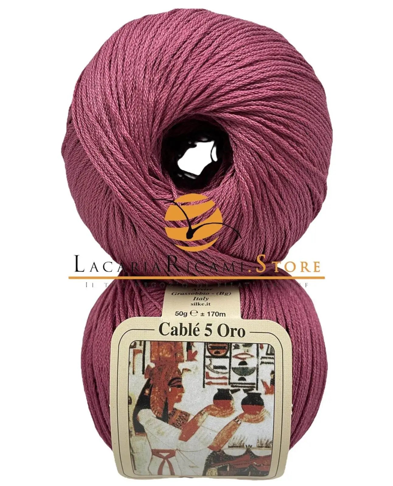 Cotone CABLE' 5 ORO - Silke - 975 - TROPEA - LacariaRicami.Store