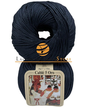 Cotone CABLE' 5 ORO - Silke - 985 - CANNA DI FUCILE - LacariaRicami.Store