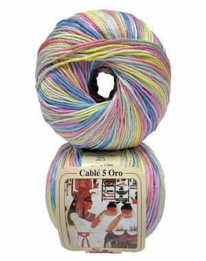 Cotone Cablé 5 Oro Sfumato - Silke - 20 - MIX COLOR SFUMATO - LacariaRicami.Store