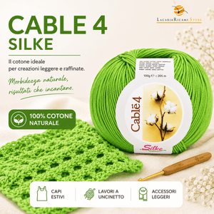 Cotone Cablé 4 - Silke - Colore: - by LacariaRicami.Store