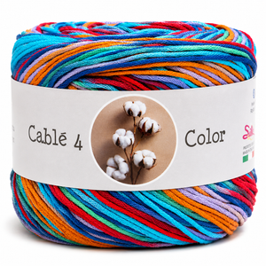 Cotone CABLE’ 4 COLOR - Silke - Colore: 710 - by LacariaRicami.Store