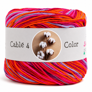Cotone CABLE’ 4 COLOR - Silke - Colore: 715 - by LacariaRicami.Store