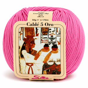 Cotone Cablé 5 ORO - Silke - Colore: 32 - CONFETTO - by LacariaRicami.Store